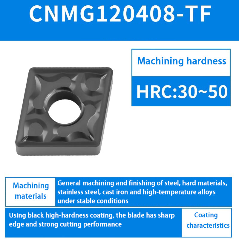 116-CNMG120404 turning blade 120408 steel stainless steel aluminum diamond outer circle alloy blade Shandong Denso Pricision Tools Co.,Ltd.